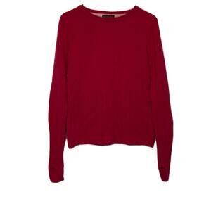 Skhoop Bight Pink Lambswool Wool Crewneck Fall Winter Sweater Size M